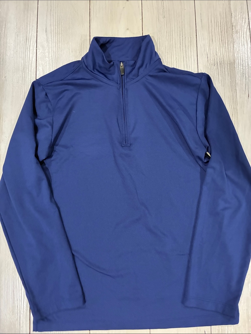 Kids' Quarter-Zip Performance - Blue